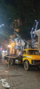 Munck com Cesto no Rio Grande